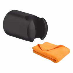 Les avantages du support mural pour douchette GROHE Vitalio noir mat + microfibre : Elegant et Moderne Simple à fixer Finitio ...