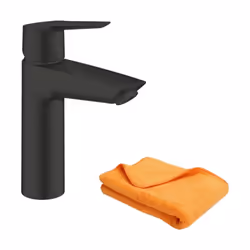 Les avantages du mitigeurs GROHE noir mat : GROHE Économie d'eau mousseur 5 l/min GROHE SilkMove Cartouche en céramique 28 mm ...