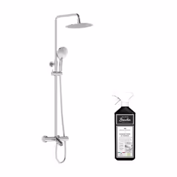 Colonne de douche ou bain douche thermostatique Aquaheat Bliss 250 + Nettoyant Briochin