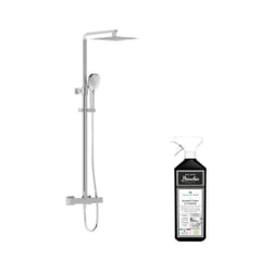 Vitra - Colonne de douche Aquaheat Bliss s 230 + Nettoyant Briochin