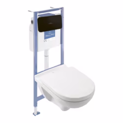Avantages de la cuvette DirectFlush O.Novo Villeroy et Boch : Cuvette équipée du système DirectFlush , système sans bride qui ...