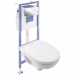 Avantages de la cuvette DirectFlush O.Novo Villeroy et Boch : Cuvette équipée du système DirectFlush , système sans bride qui ...