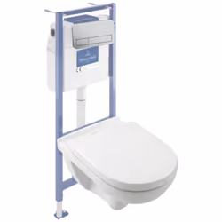 Avantages de la cuvette DirectFlush O.Novo Villeroy et Boch : Cuvette équipée du système DirectFlush , système sans bride qui ...