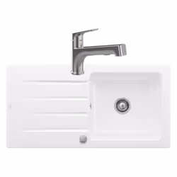 Les avantages de l'Evier VILLEROY ET BOCH Architectura 60 Blanc Fabriqué en France Évier en céramique de qualité supérieure D ...