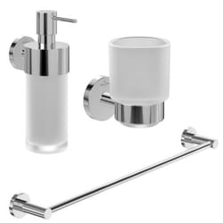 Porte-verre + Distributeur de savon + Barre porte-serviettes Elements Tender