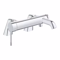 Caractéristiques du mitigeur bain douche Essence Grohe Ref 33624001 Type d'installation : Montage mural apparent Levier de co ...