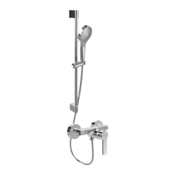 Villeroy&boch - Mitigeur mécanique douche villeroy et boch Architectura Chrome + Ensemble de douche villeroy et boch Verve Showers 3 jets Chrome