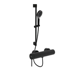 Mitigeur mécanique douche  Loop & Friends+ Ensemble de doucheVerve Showers 3 jets Noir mat