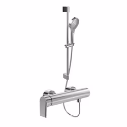 Mitigeur mécanique douche Liberty Chrome + Ensemble de douche Verve Showers 3 jets Chrome