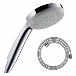 Les avantages du pommeau de douche HANSGROHE Croma EcoSmart chromé Largeur agréable pour une utilisation simple et enveloppan ...