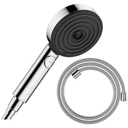 Pommeau de douche Hansgrohe Pulsify Select EcoSmart 105 3 jets relaxation + flexible Hansgrohe Designflex 160 cm chromé