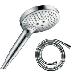 Pommeau de douche Raindance Select S EcoSmart 120 3 jets chromé + flexible de douche 1,60 m Isiflex chromé