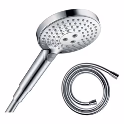 Les avantages du pommeau de douche HANSGROHE Raindance Select S EcoSmart 120 3 jets chromé : Pommeau avec 3 jets pour corresp ...