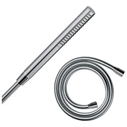 Pommeau de douche Hansgrohe Pulsify s 100 EcoSmart chromé + flexible de douche 1,60 m Hansgrohe Isiflex chromé