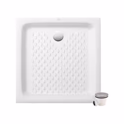 Points forts du Pack receveur 90 x 90 Villeroy & boch O Novo ceramique carré blanc avec bonde D90 Fabrication en céramique du ...