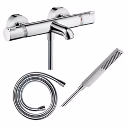 Les avantages du mitigeur bain douche thermostatique HANSGROHE Ecostat Comfort Chromé : Contrôle de la température précis Pol ...