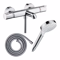 Les avantages du mitigeur bain douche thermostatique HANSGROHE Ecostat Comfort Chromé : Contrôle de la température précis Pol ...