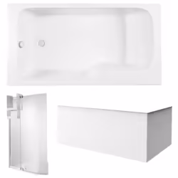 Les avantages de la baignoire combinée bain et douche Malice Dossier confortable : spacieux avec un dossier Installation : fa ...
