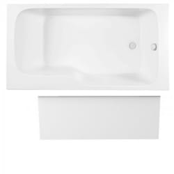 Pack baignoire bain douche 160 x 85 Jacob Delafon Malice version droite + tablier en niche