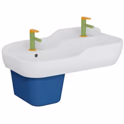 Les points forts du lavabo pour enfant VITRA Sento Kids 85 cm avec trop-plein : Conception ergonomique avancée : Développée p ...