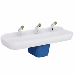Lavabo pour enfant Sento Kids 1 hauteur sans trop-plein + cache-siphon Sento kids