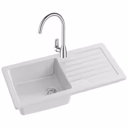 Avantages de votre évier Évier fonctionnel :comporte une grande cuve principale pour un usage quotidien. Égouttoir pratique : ...