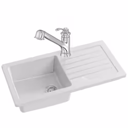 Avantages de votre évier Évier fonctionnel :comporte une grande cuve principale pour un usage quotidien. Égouttoir pratique : ...