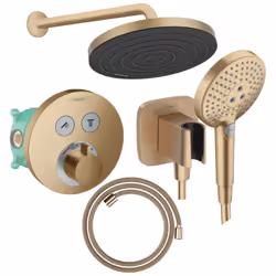 Les avantages de la colonne de douche encastrée thermostatique HANSGROHE ShowerSelect S Douche de tête Pulsify S Flexible DES ...