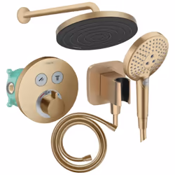 Les avantages de la colonne de douche encastrée thermostatique HANSGROHE ShowerSelect S Douche de tête Pulsify S Flexible Isi ...