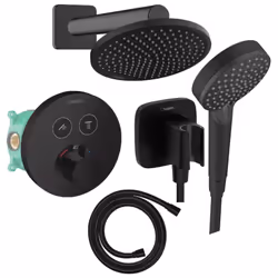 Les avantages de la colonne de douche encastrée thermostatique HANSGROHE ShowerSelect S Douche de tête Crometta S Flexible Is ...