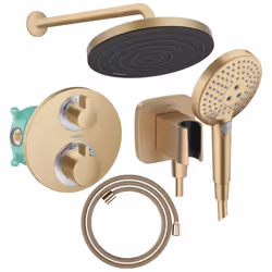Les avantages de la colonne de douche encastrée thermostatique HANSGROHE Ecostat S Douche de tête Pulsify S Flexible DESIGNFL ...
