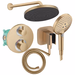Les avantages de la colonne de douche encastrée thermostatique HANSGROHE Ecostat S Douche de tête Pulsify S Flexible Isiflex  ...