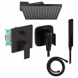 Les avantages de la colonne de douche encastrée mécanique HANSGROHE Vernis Shape Douche de tête Vernis Shape Flexible Isiflex ...