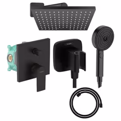 Les avantages de la colonne de douche encastrée mécanique HANSGROHE Vernis Shape Douche de tête Vernis Shape Flexible Designf ...