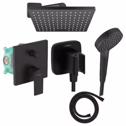 Les avantages de la colonne de douche encastrée mécanique HANSGROHE Vernis Shape Douche de tête Vernis Shape Flexible Isiflex ...