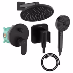 Les avantages de la colonne de douche encastrée mécanique HANSGROHE Vernis Blend Douche de tête Crometta Flexible Designflex  ...