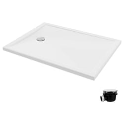 Receveur de douche 120 x 90 Jacob Delafon Gaspard bonde à gauche + bonde Gaspard