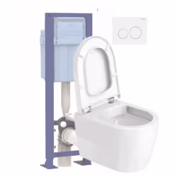Les caractéristiques du WC suspendu compact sans bride DURAVIT Matériau : céramique Type de cuvette : cuvette suspendue Avec  ...