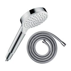 Pommeau de douche Hansgrohe Crometta + Flexible Metaflex 160 cm chromé