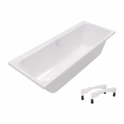 Avantages de la Baignoire droite 170 x 75 VILLEROY & BOCH Architectura Design élégant et intemporel : Ses lignes épurées et s ...