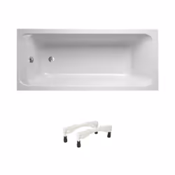 Avantages de la Baignoire droite 170 X 70 VILLEROY ET BOCH Architectura acrylique avec pieds Design moderne et épuré : La for ...