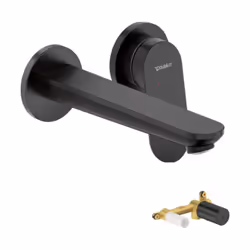 Avantages du mitigeur lavabo encastré DURAVIT Wave Look moderne : La finition et la forme ronde ajoutent une touche moderne à ...
