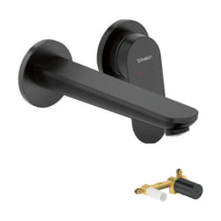 Duravit - Mitigeur lavabo encastré Wave noir mat + corps encastré