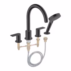 Les avantages du mélangeur bain douche 4 trous HANSGROHE Vernis Shape noir mat + corps d'encastrement Un ensemble pour le bai ...