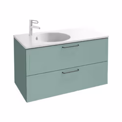 Avantages du meuble simple vasque Jacob Delafon Odéon Rive Gauche - Vert Olivier Design élégant et contemporain : La finition ...