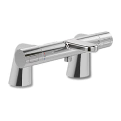 Mitigeur baignoire thermostatique villeroy et boch Universal rond avec colonnettes