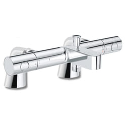 Mitigeur baignoire thermostatique Precision Get + Colonnettes Luxe chromé