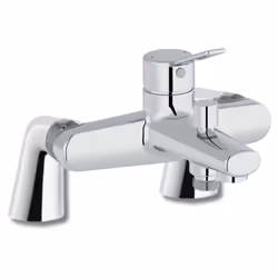 Avantages du Mitigeur bain-douche JACOB DELAFON Eo chromé : Design Moderne : poignée fine ergonomique qui non seulement ajout ...