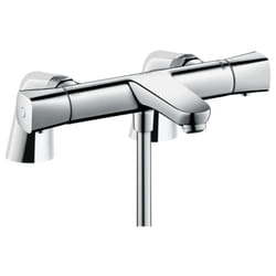 Mitigeur baignoire thermostatique Hansgrohe Ecostat Universal chromé avec colonnettes