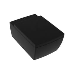 WC suspendu sans bride  Memento 2.0 avec abattant Pure Black